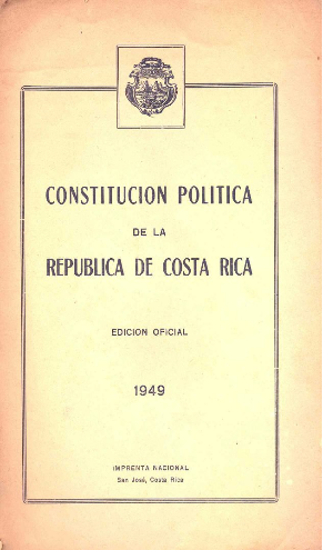 Imagen de la Constitución Política de 1949